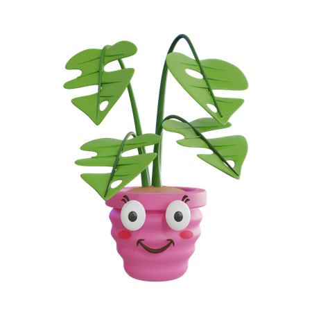 Linda planta  3D Icon