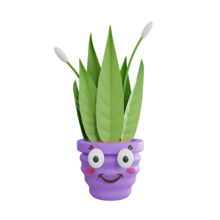 Linda planta  3D Icon