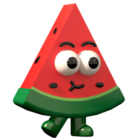 Linda sandia  3D Illustration