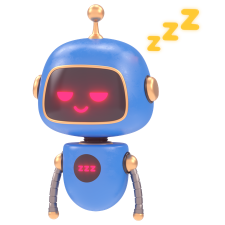 Robot lindo 14  3D Illustration