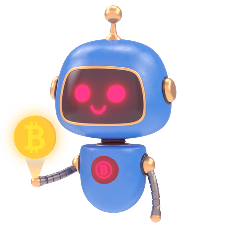 Robot lindo  3D Illustration