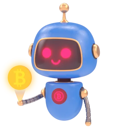 Robot lindo  3D Illustration