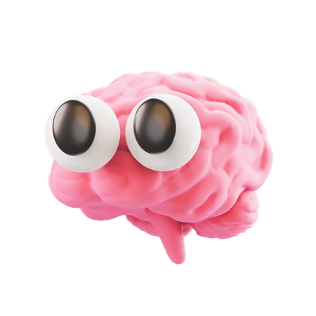 Lindo cerebro  3D Icon