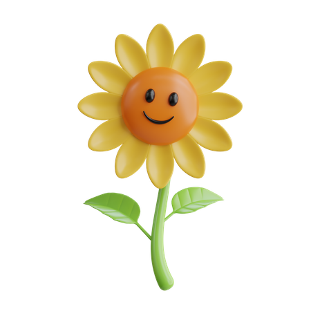 Lindo girasol  3D Icon