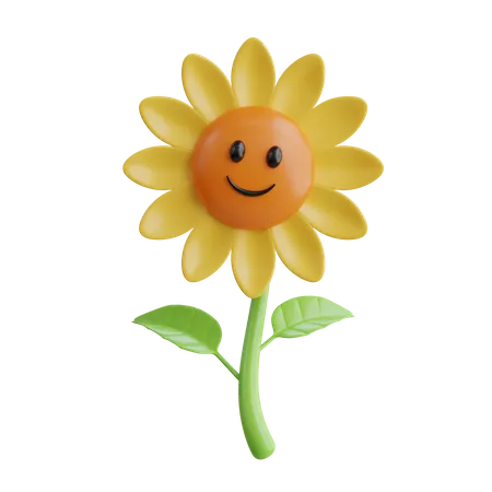 Lindo girasol  3D Icon