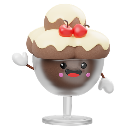 Lindo helado  3D Icon