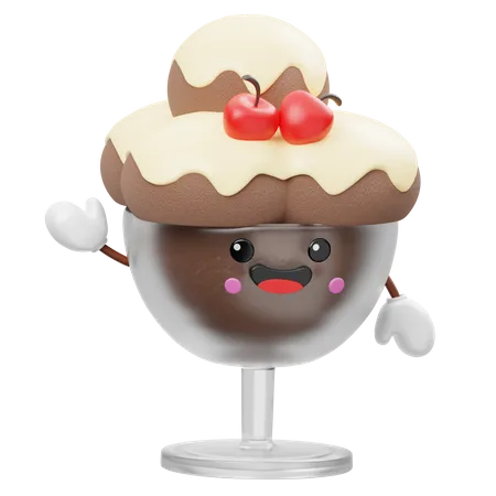 Lindo helado  3D Icon