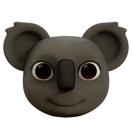 Lindo emoji de koala  3D Icon