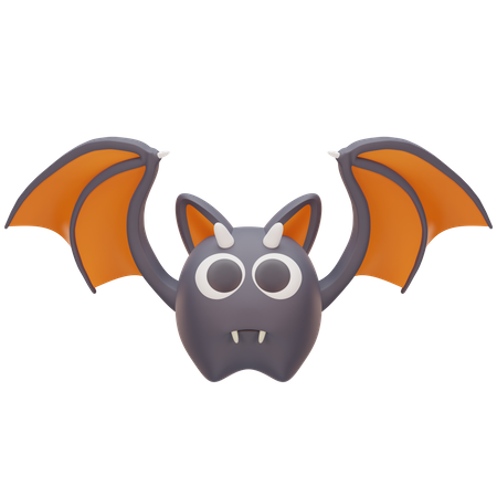 Lindo murciélago  3D Icon