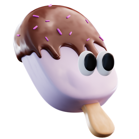 Lindo palito de helado  3D Icon