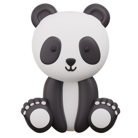 Lindo panda  3D Icon
