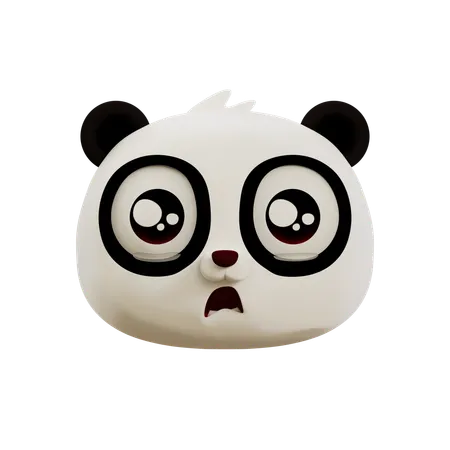 Lindo panda triste emoji  3D Icon