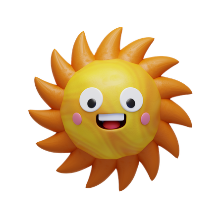 Lindo sol  3D Icon