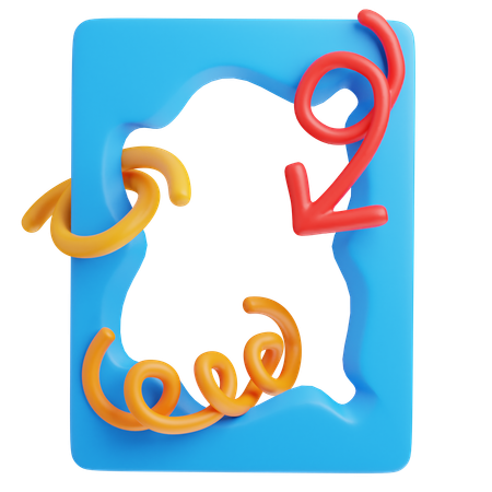 Line  3D Icon