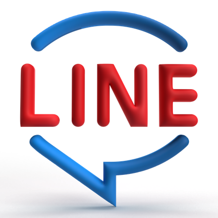 Line  3D Icon