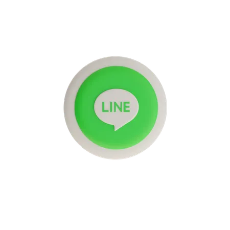 Line  3D Icon