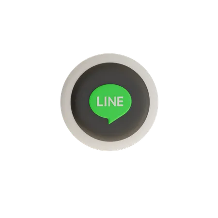 Line  3D Icon