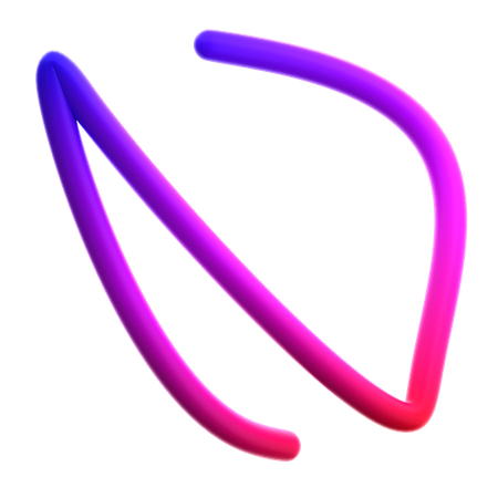 Line  3D Icon