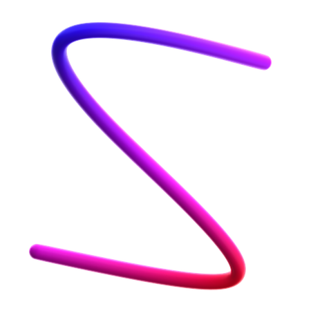 Line  3D Icon