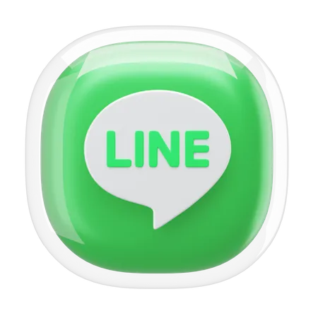 Line  3D Icon