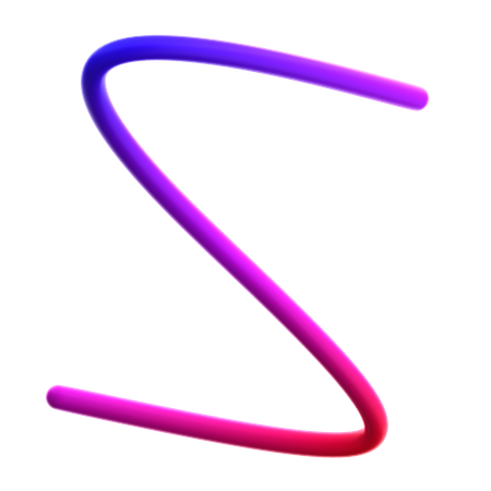 Line  3D Icon