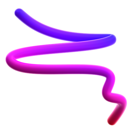 Line  3D Icon