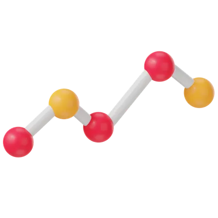 Line Chart  3D Icon