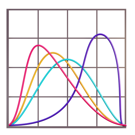 Line Chart  3D Icon