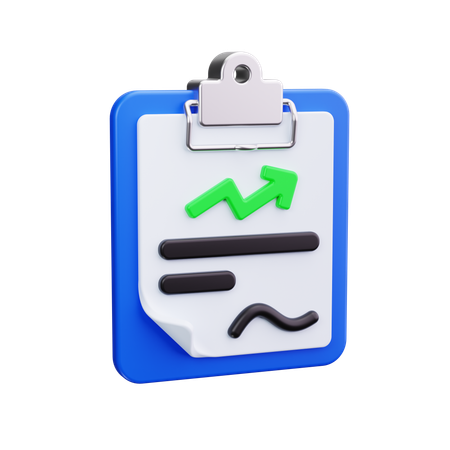 Line chart  3D Icon