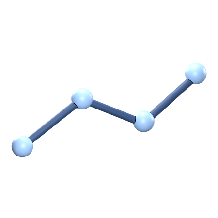 Line Chart  3D Icon