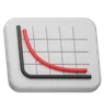 Line Chart Down Alt