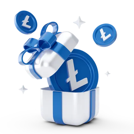 Line Coin Gift  3D Icon