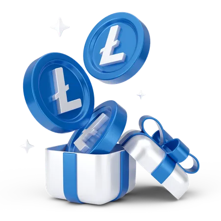 Line Coin Gift  3D Icon