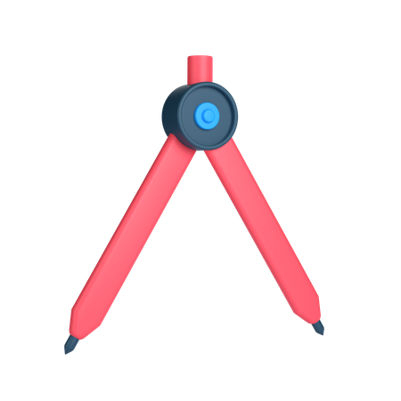 Line Compass  3D Icon