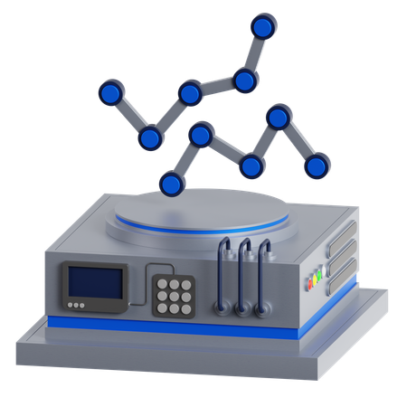 Line Graph  3D Icon