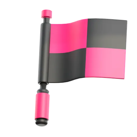 Line Judges Flag  3D Icon