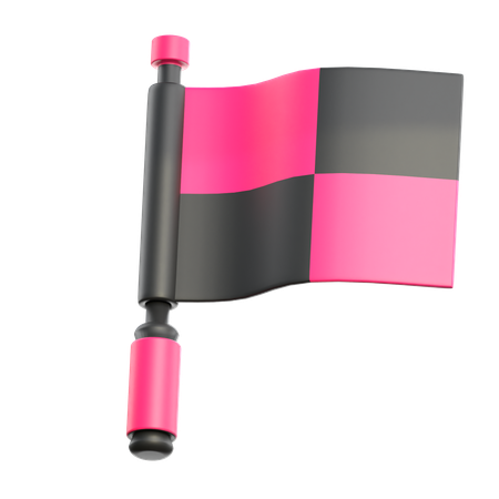 Line Judges Flag  3D Icon
