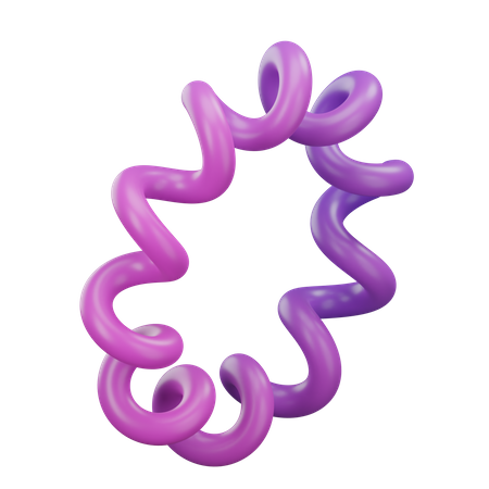 Line Spiral  3D Icon