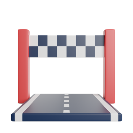 Línea de meta  3D Icon
