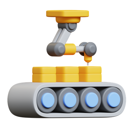Linea de ensamblaje  3D Icon