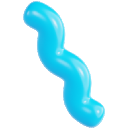 Línea de onda  3D Icon
