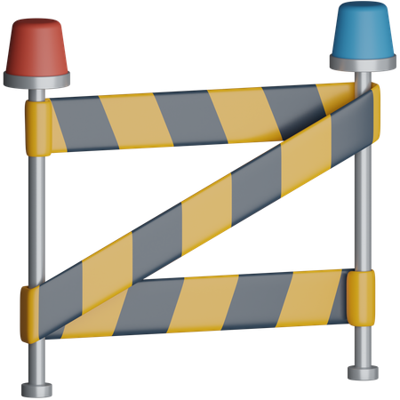 Cerco policial  3D Icon