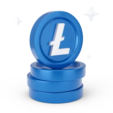 Monedas de linea  3D Icon