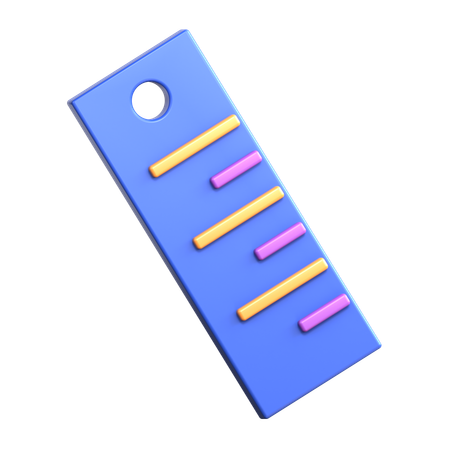 Lineal-Werkzeug  3D Icon