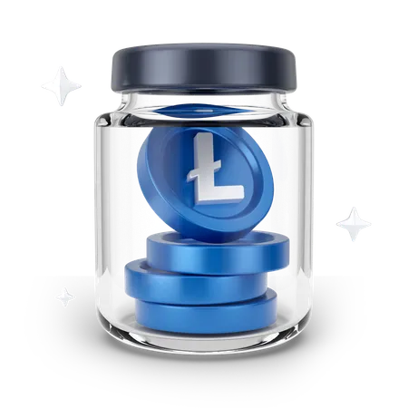 Linecoin Jar  3D Icon