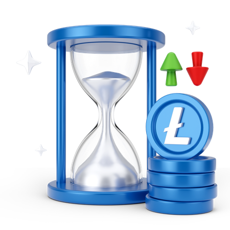 Linecoin-Timer  3D Icon