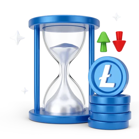 Linecoin-Timer  3D Icon