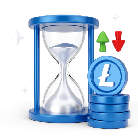 Linecoin Timer  3D Icon