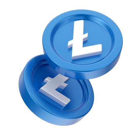 Moedas de linha  3D Icon