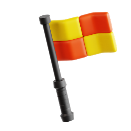 Linesman Flag  3D Icon
